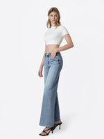 Load image into Gallery viewer, Glow Wide Leg Jean: Flying Monkey
