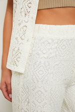 Load image into Gallery viewer, Lulu Crochet Flare Pant
