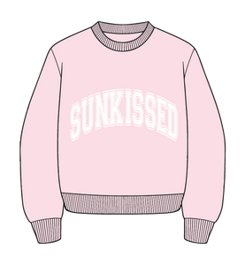 Pink Varsity Sunkissedcoconut Sweatshirt