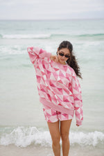 Load image into Gallery viewer, Gemma Patchwork Sweatshirt - Sunkissed Coconut
