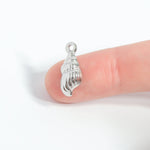 Load image into Gallery viewer, Silver Conch Charm
