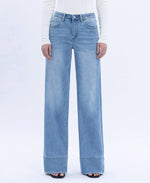 Load image into Gallery viewer, High Rise Wide Leg Jean - Vervet
