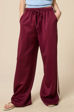 Load image into Gallery viewer, Logan Track Pant: Burgundy
