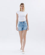 Load image into Gallery viewer, Uptown Funk Denim Shorts - Vervet
