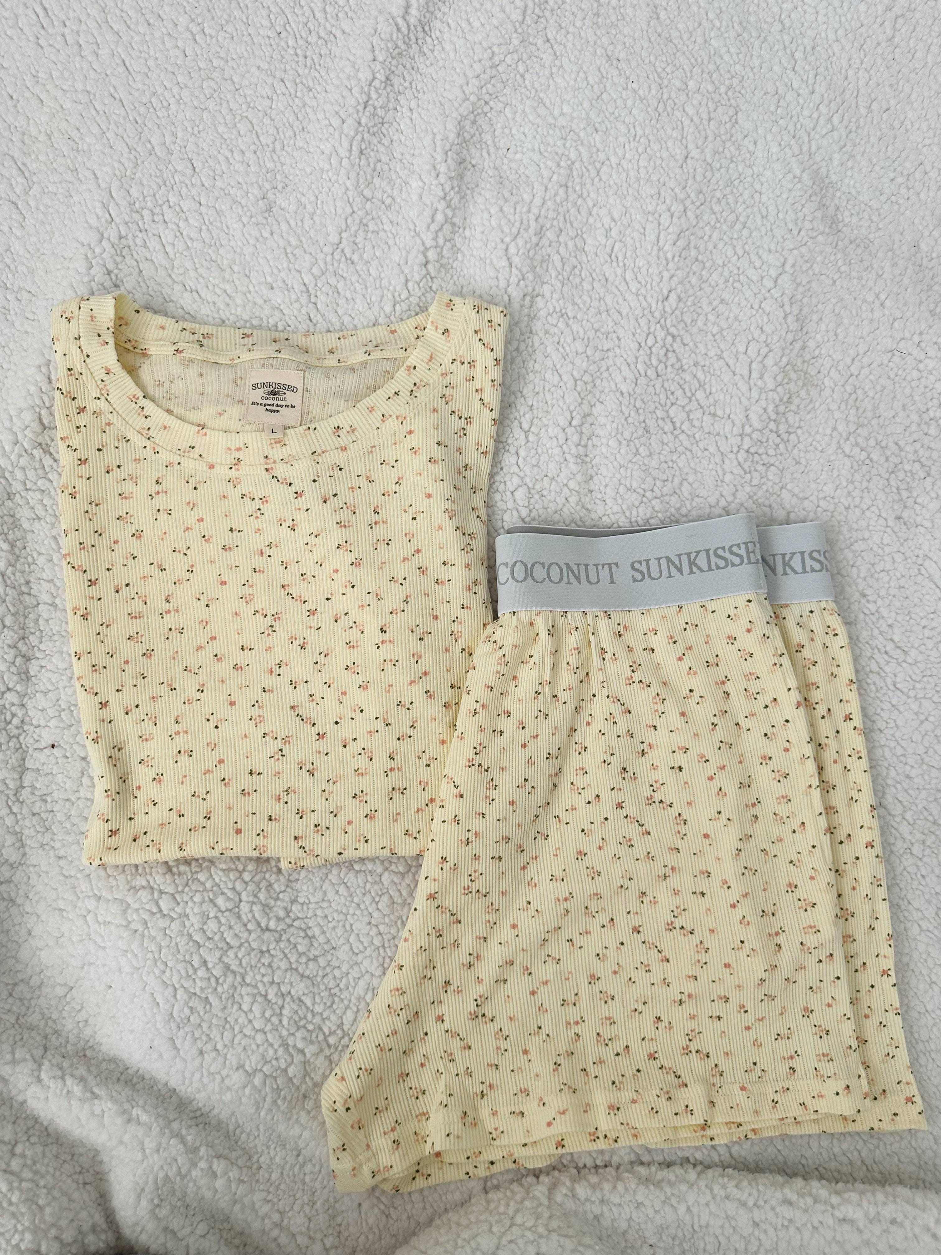 Floral Short - Lemon