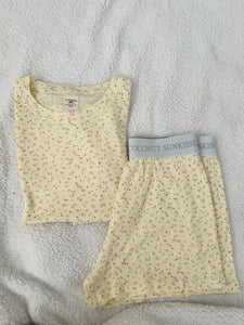 Floral Short - Lemon