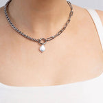 Load image into Gallery viewer, Baroque Pearl Charm: Silver

