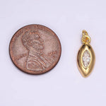 Load image into Gallery viewer, Marquise Bezel Charm
