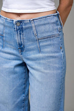 Load image into Gallery viewer, Logan Mid Rise Dad Jeans: Hidden Jeans

