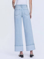 Load image into Gallery viewer, Streamlined Cuffed Baggy Wide Jean - Vervet
