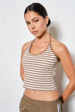Load image into Gallery viewer, Lennox Halter Tank - Cream Multi
