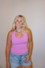 Load image into Gallery viewer, Petal Halter Cami: Crocus
