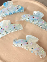 Load image into Gallery viewer, Ocean Blue Hair Claw

