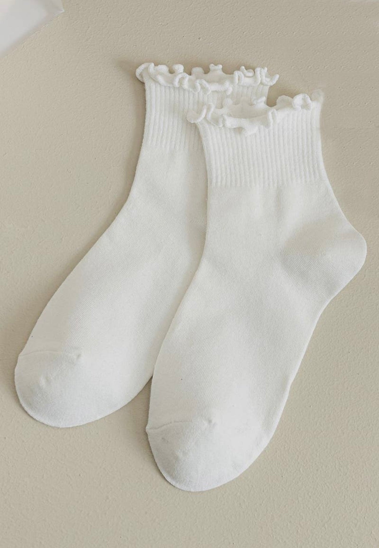 Frill Socks - White 3 Pack