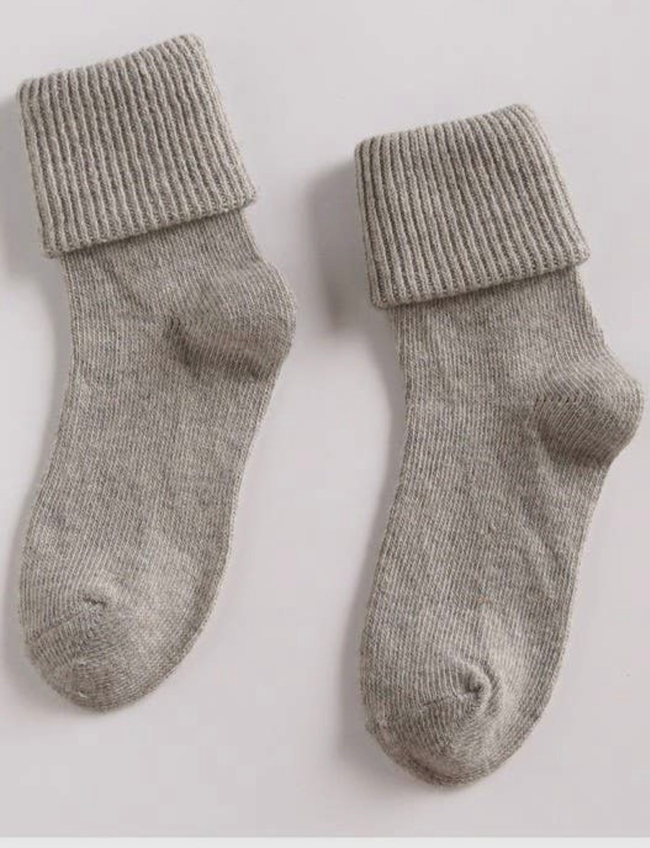 Wool Blend Socks - Grey 3 Pack