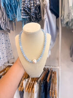 Load image into Gallery viewer, Blue Jean Shell Necklace
