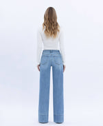 Load image into Gallery viewer, High Rise Wide Leg Jean - Vervet
