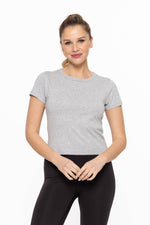 Load image into Gallery viewer, Essential Cotton Baby Tee - Heather Grey
