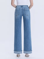 Load image into Gallery viewer, Westbury Cuffed Wide Jean - Vervet
