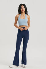 Load image into Gallery viewer, Athena Sculpt Flare Yoga Pants - Navy
