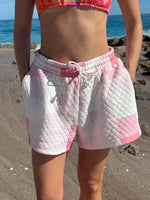 Load image into Gallery viewer, Margo Quilted Patchwork Shorts -Sunkissed Coconut
