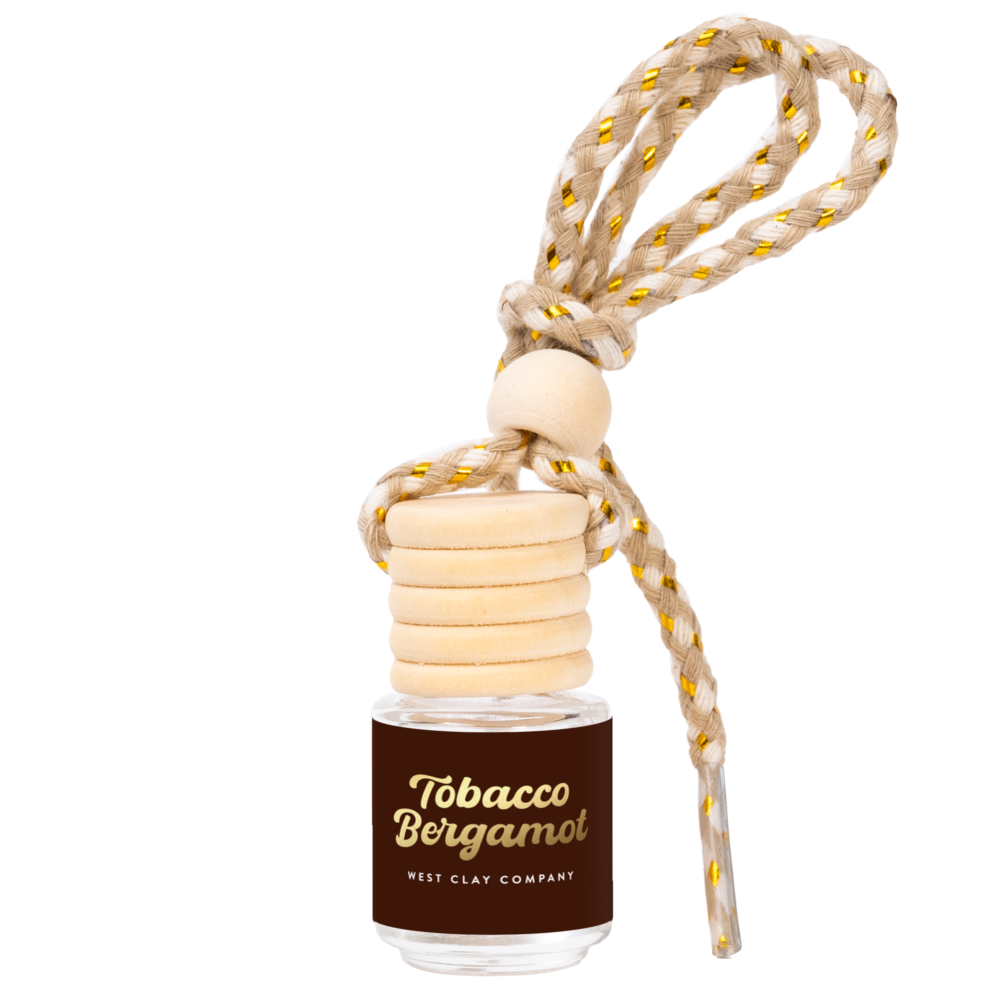 Tobacco Bergamot Fall Hanging Car Air Freshener Diffuser