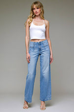 Load image into Gallery viewer, Logan Mid Rise Dad Jeans: Hidden Jeans
