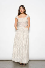 Load image into Gallery viewer, Faith Polkadot Maxi Skirt
