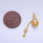 Load image into Gallery viewer, Heart Padlock Charm
