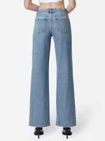 Load image into Gallery viewer, Glow Wide Leg Jean: Flying Monkey
