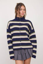 Load image into Gallery viewer, Lorelei Cardi: Navy Multi
