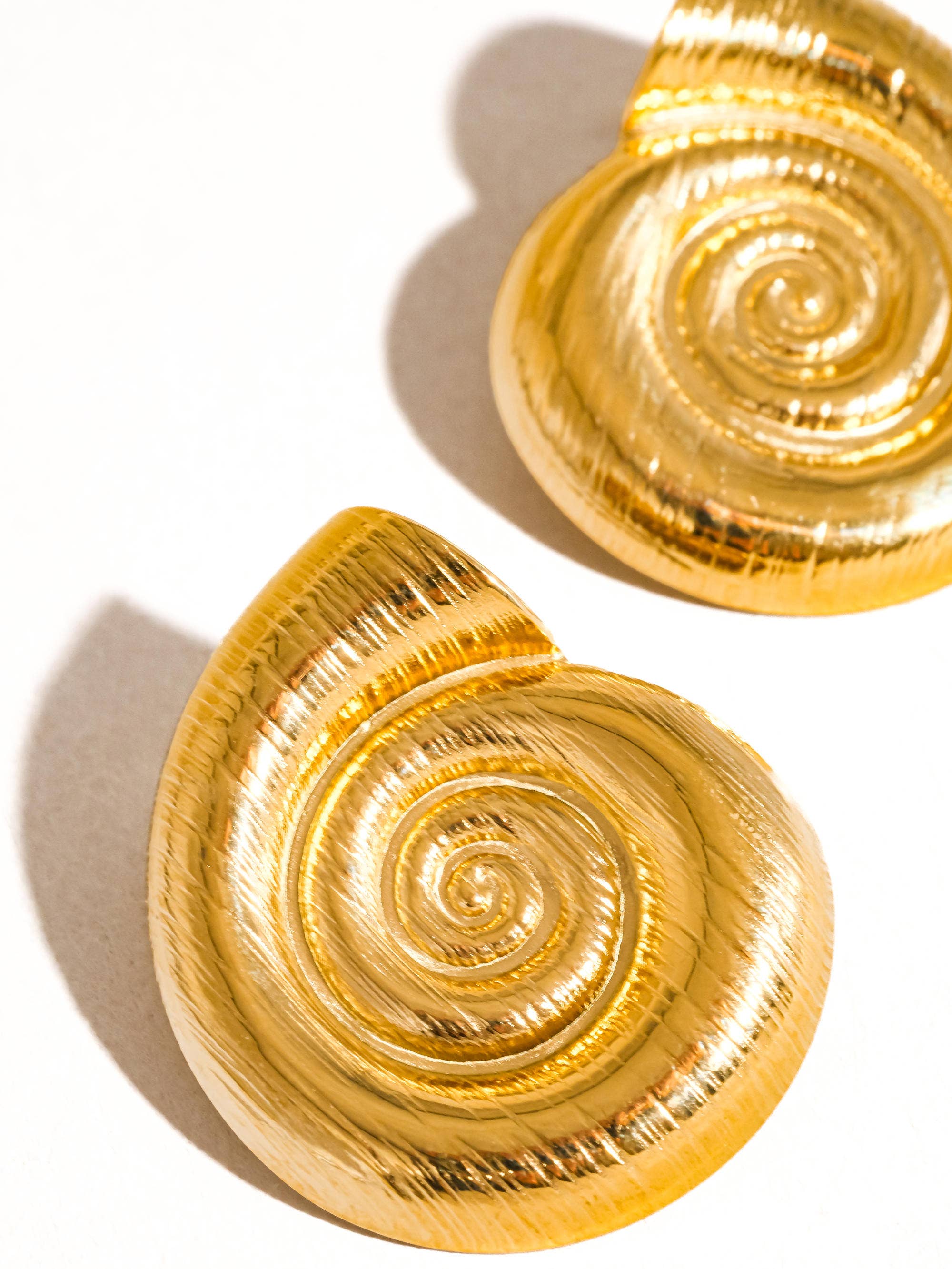 Coraline Seashell Stud Earring