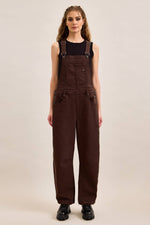 Load image into Gallery viewer, Mocha Overall: Hidden Jeans
