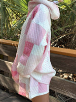 Load image into Gallery viewer, Margo Quilted Patchwork Hoodie -Sunkissed Coconut
