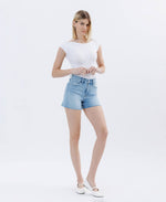 Load image into Gallery viewer, Uptown Funk Denim Shorts - Vervet
