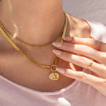 Load image into Gallery viewer, Herringbone Charm Holder Necklace

