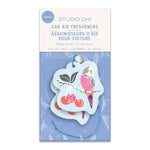 Load image into Gallery viewer, Birds in the Cherry Tree Car Air Freshener
