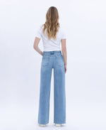 Load image into Gallery viewer, High Rise Wide Jeans - Poprock - Vervet
