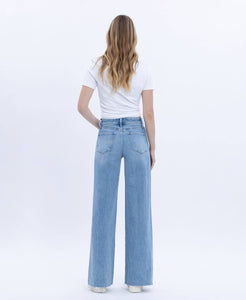 High Rise Wide Jeans - Poprock - Vervet