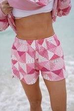 Load image into Gallery viewer, Gemma Patchwork Quilted Shorts -Sunkissed Coconut
