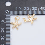 Load image into Gallery viewer, Pave Starfish Charm
