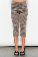 Load image into Gallery viewer, Kylie Gingham Capri Pants
