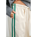 Load image into Gallery viewer, Leo Track Pant: Green Stripe
