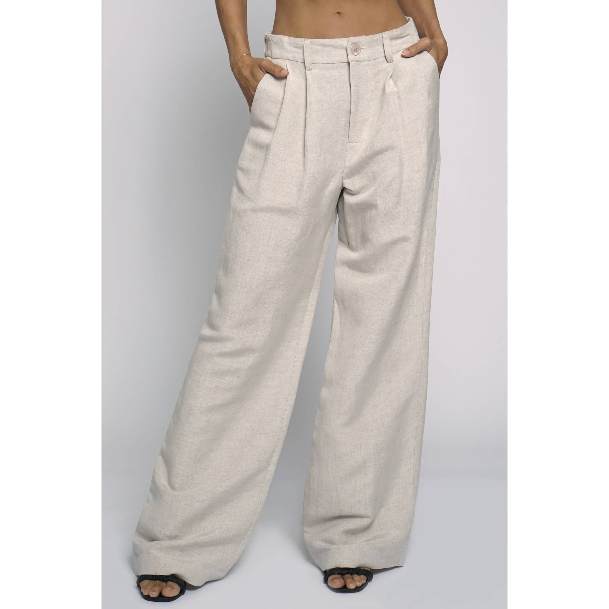 Work Day Pant - Natural