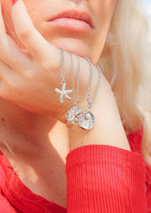 Starfish Charm - Silver