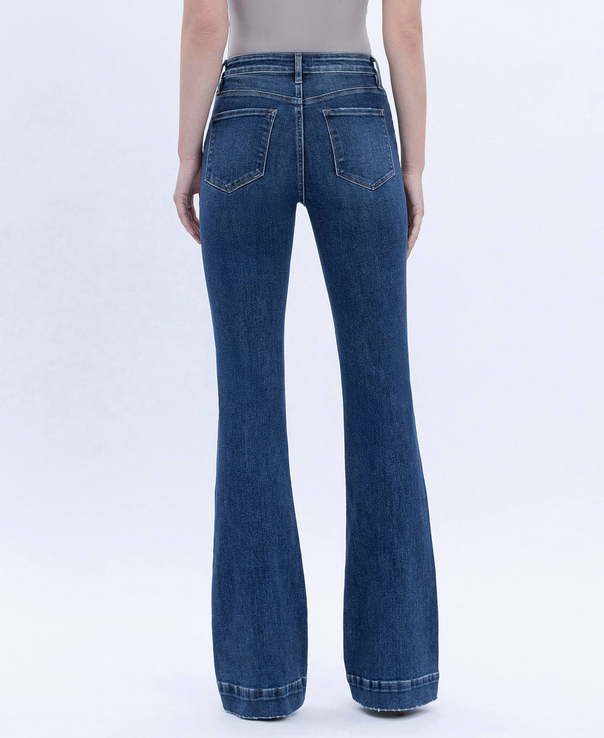 High Rise Trouser Bootcut Jean - Vervet