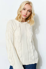 Load image into Gallery viewer, Prudence Cable Knit Sweater
