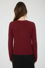 Load image into Gallery viewer, Rachel Cardigan - Burgundy
