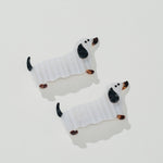 Load image into Gallery viewer, Dachshund Ghost French Hair Clip
