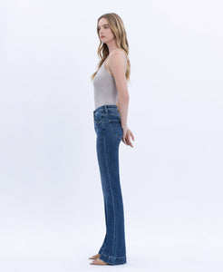 High Rise Trouser Bootcut Jean - Vervet